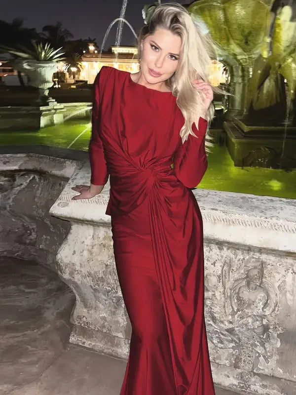 Valentina | Luxe Ruched Evening Gown