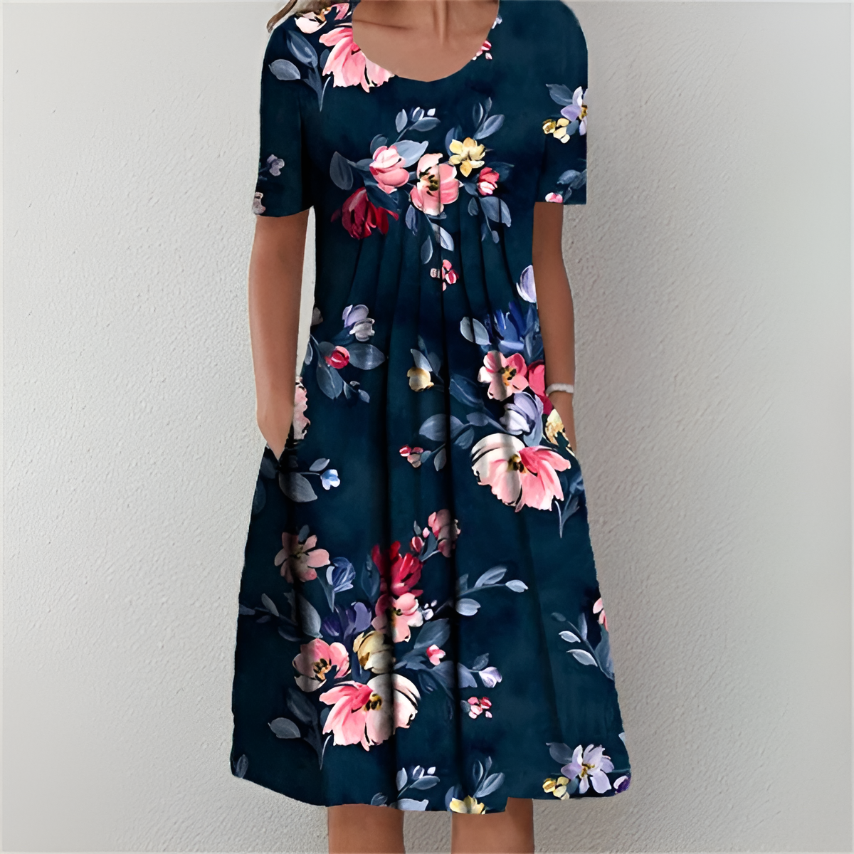 Heather - Classic Floral Dress