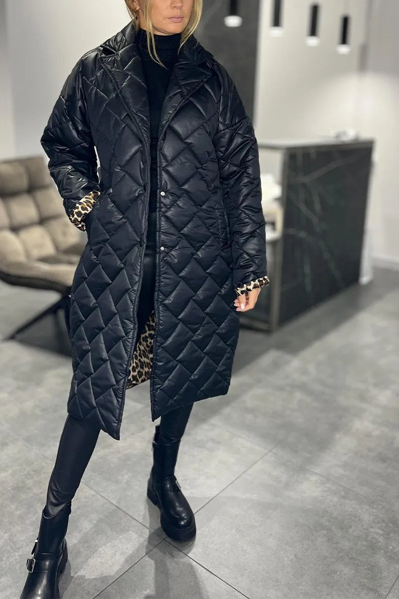 Ofira | Reversible Leopard-Lined Coat