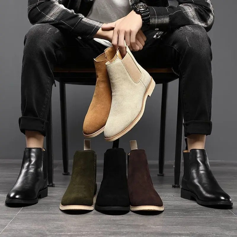 Armendo | Suede Orthopaedic Ankle Boots