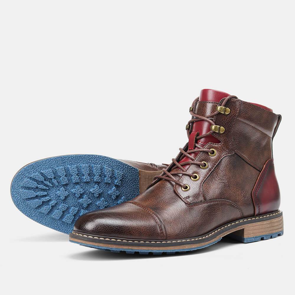 Miles | Heritage Lace-Up Leather Boots