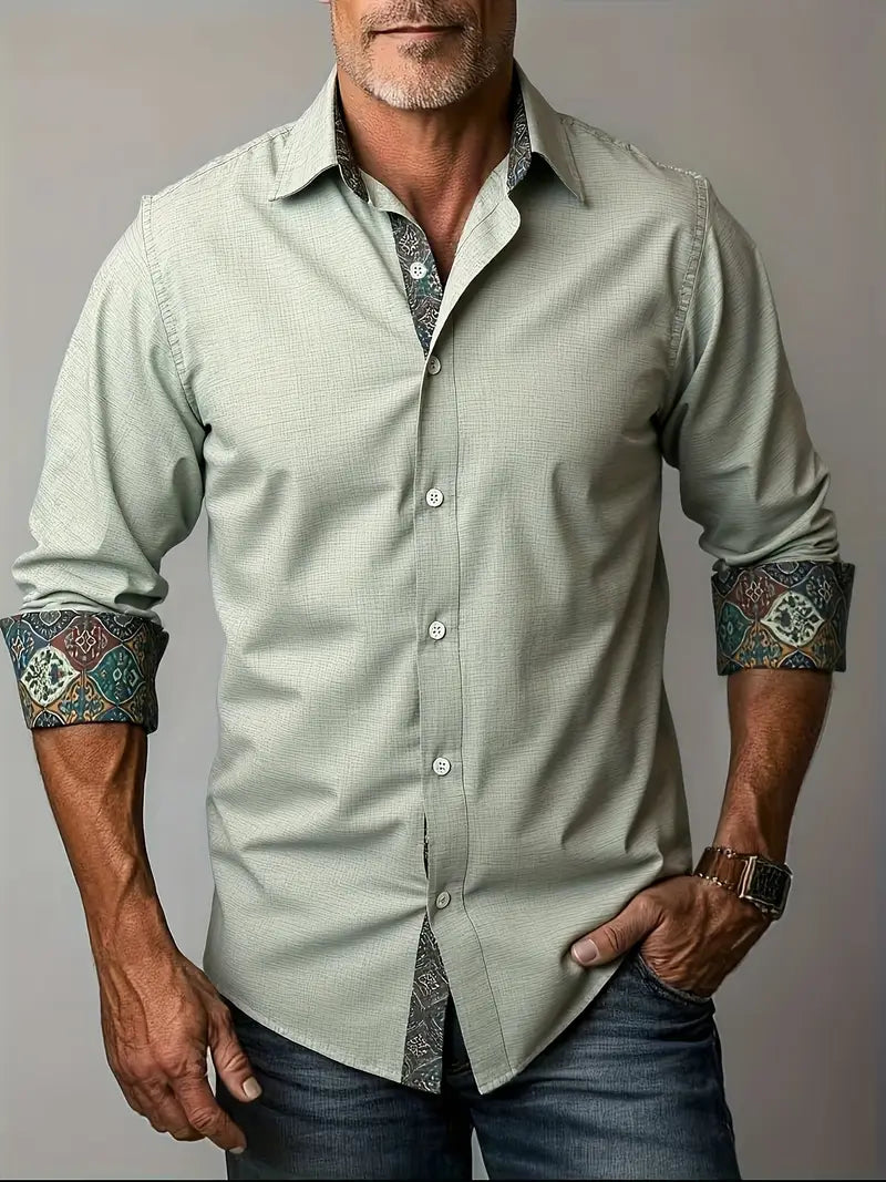 Teodoro | Long Sleeve Button-Up Shirt