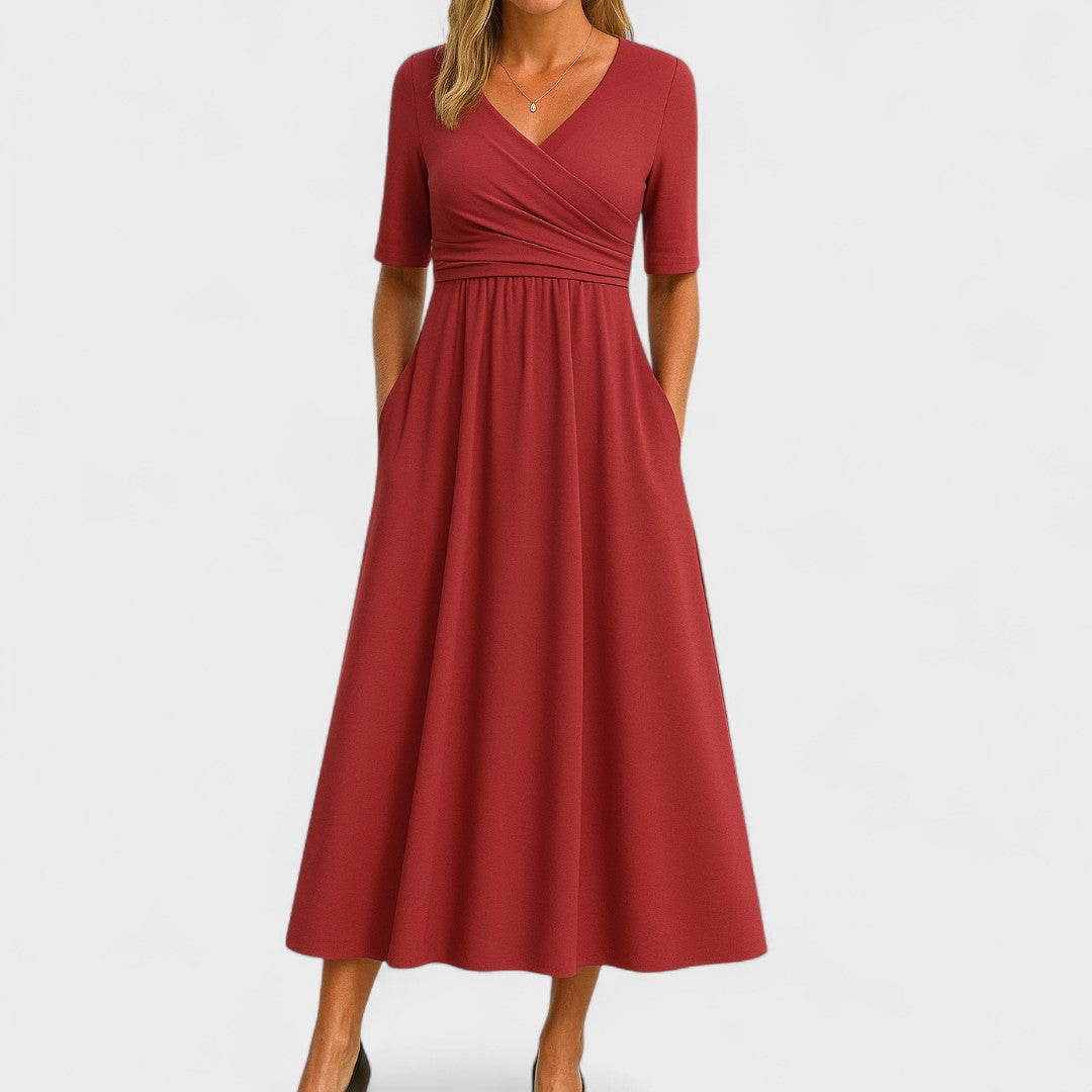 Aurelia™ | Flattering Fit & Everyday Grace Midi Dress