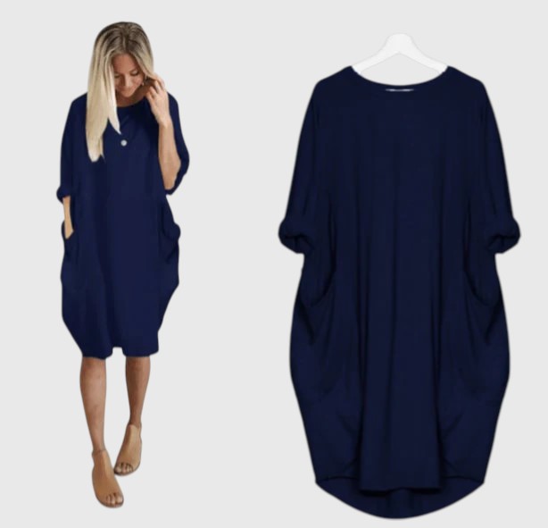 Shayne - Midi Summer Dress with Loose Fit