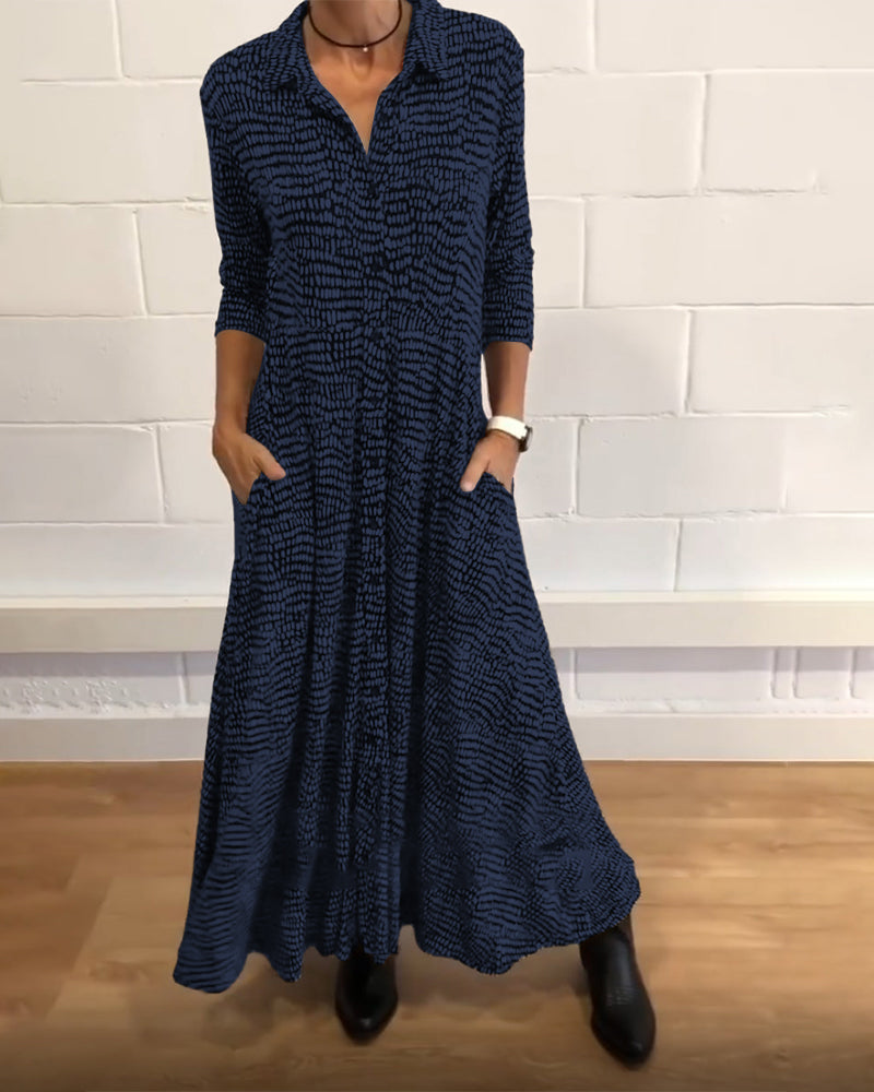 Lyvéa | Sophisticated Pocket Maxi Dress