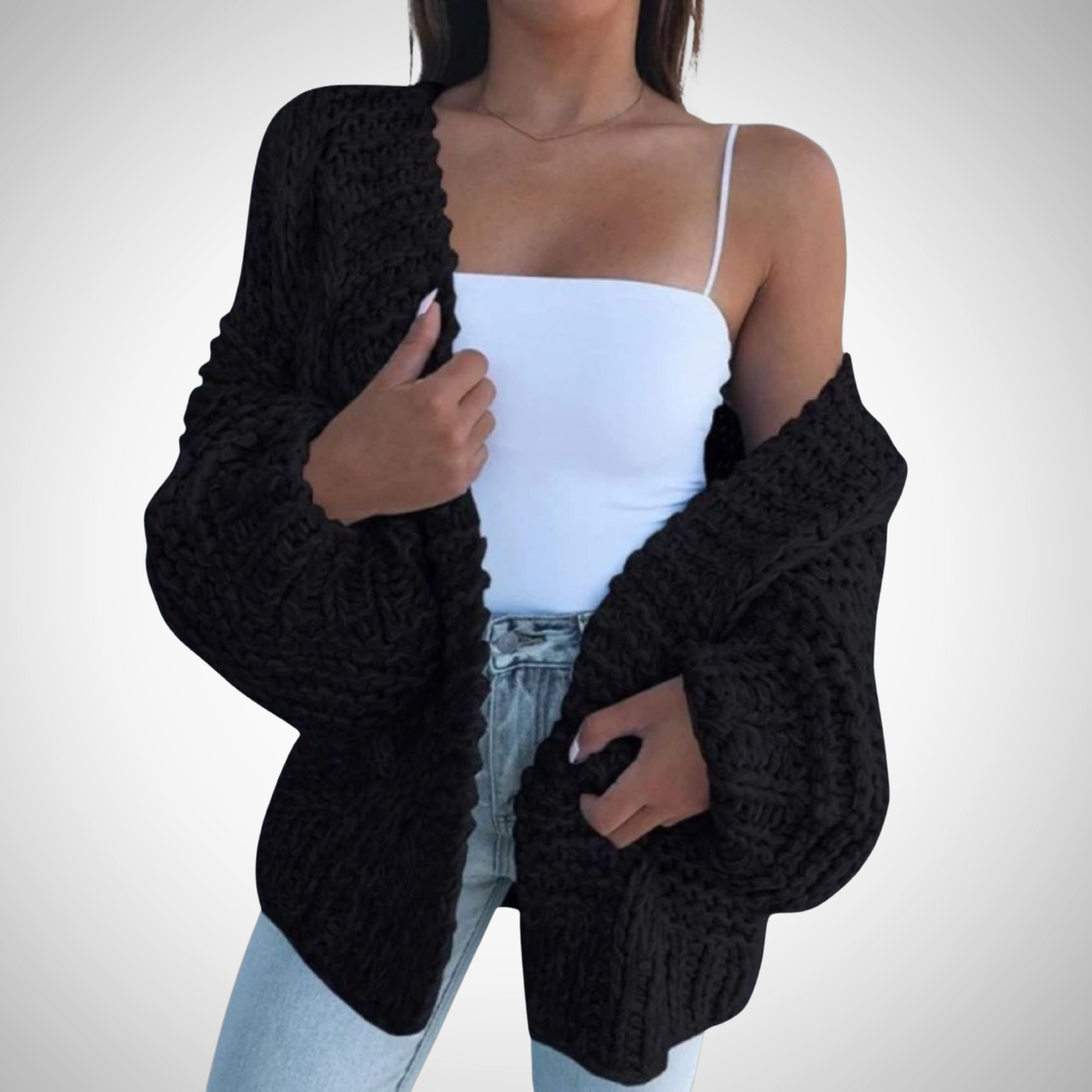 Bríd – Chunky Knit Relaxed Cardigan