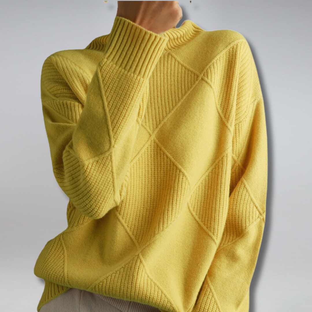 Céline | Textured Turtleneck Sweater