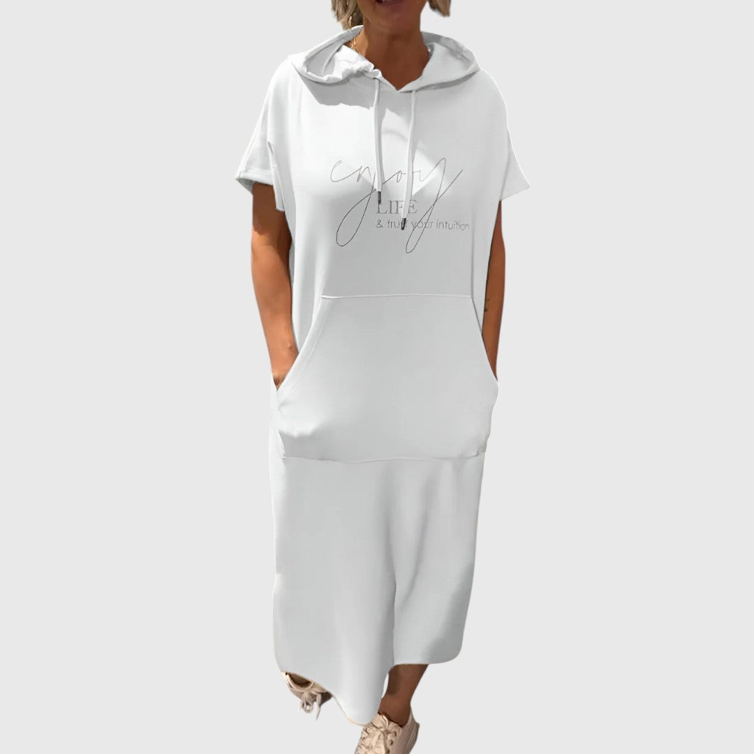 Angela - Casual Hoodie Dress
