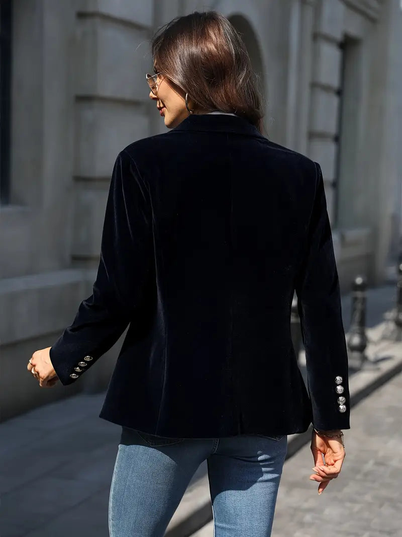 MaryAnne | Elegant Velvet Blazer