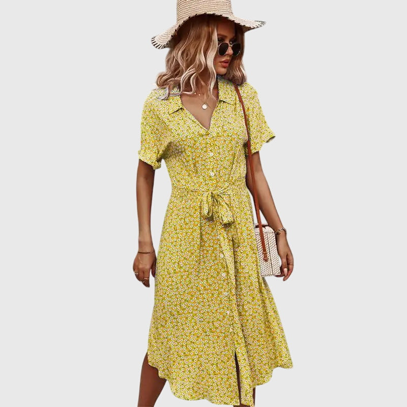Deborah - Floral Midi Dress