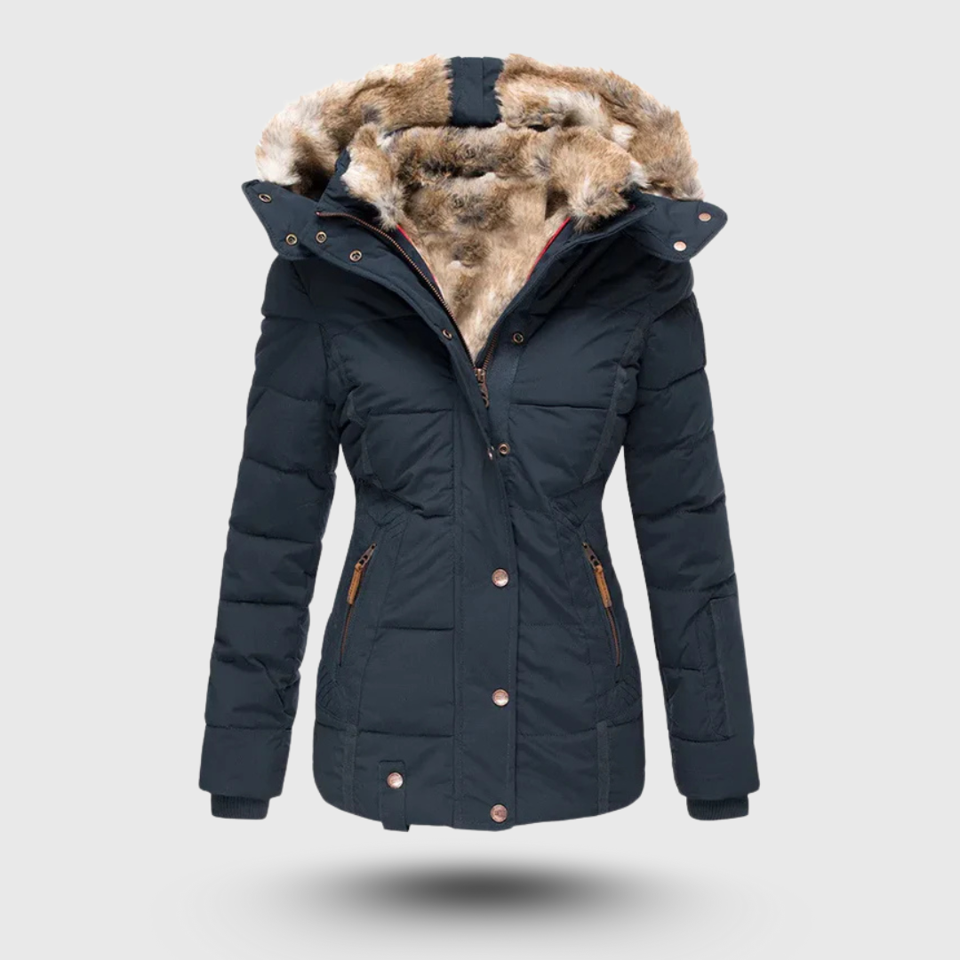 Hanne™ - Winter Jacket with Fluffy Collar and Slim Fit