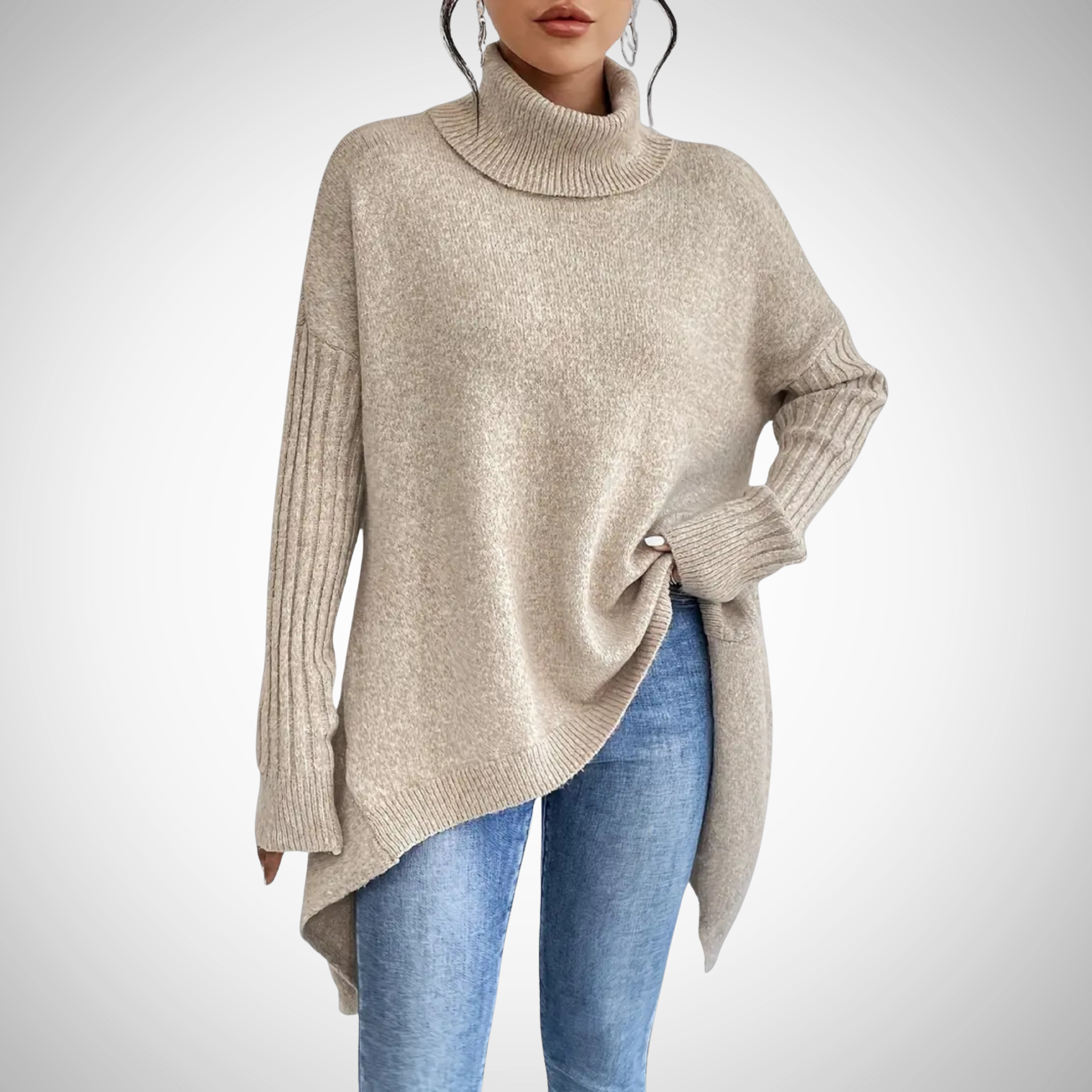 Aislinn – Long Turtleneck Jumper