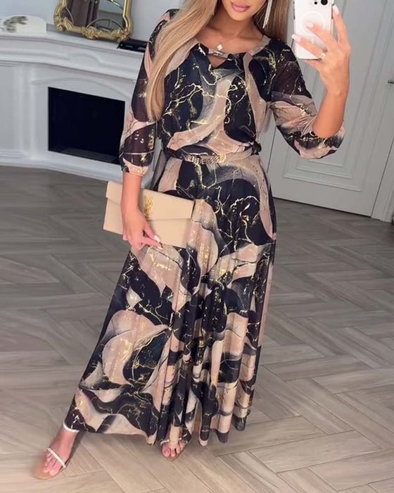 Marbella™ | Elegant Flowing Chiffon Maxi Dress