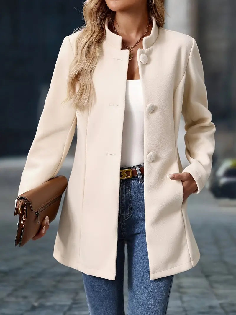 MaryAnne | Elegant Long Blazer-Style Jacket