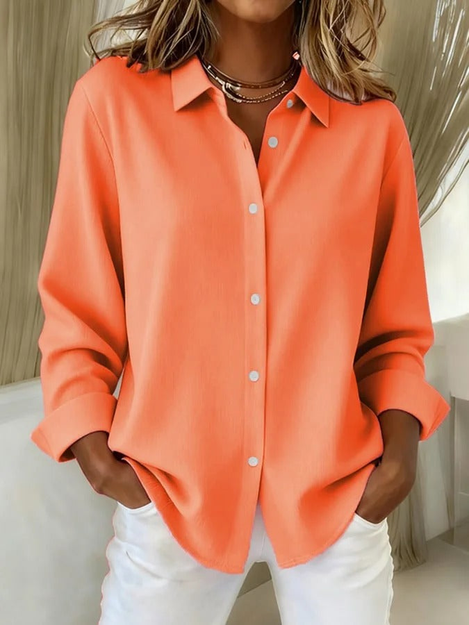 Emily™ | Elegant Button-Down Blouse