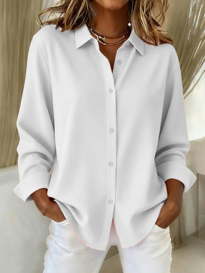 Emily™ | Elegant Button-Down Blouse