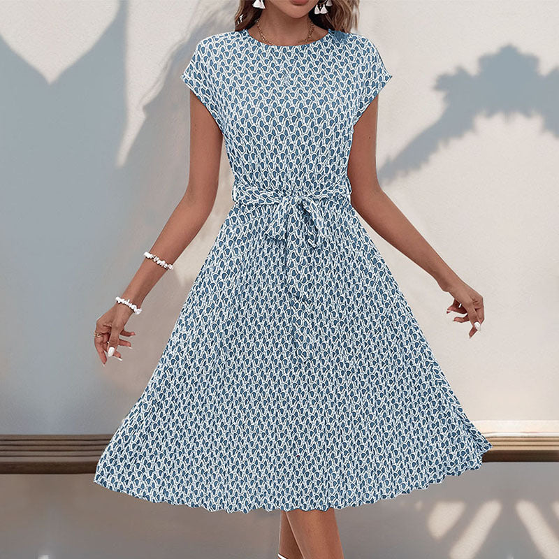 Rimara – Belted Midi Dress