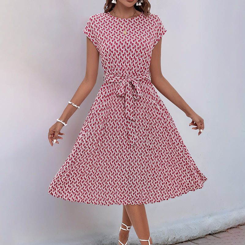 Rimara – Belted Midi Dress