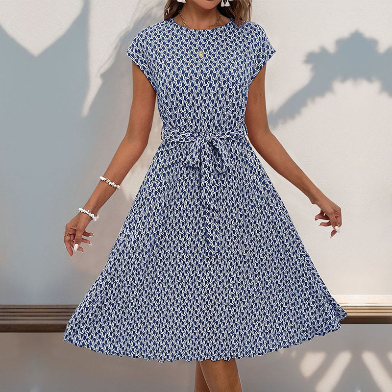 Rimara – Belted Midi Dress