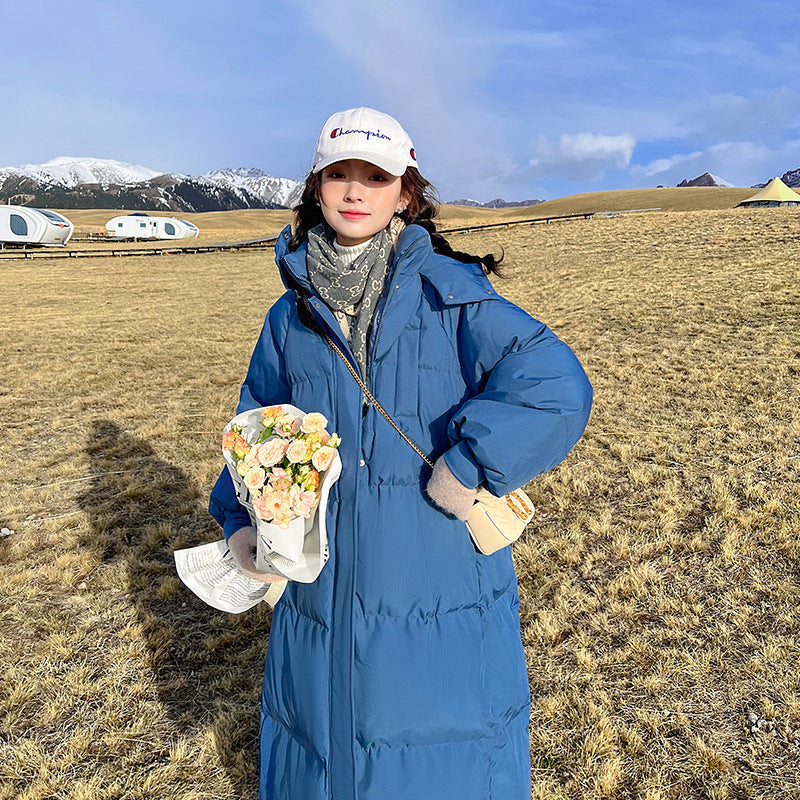 Fiona - Classic Hooded Long Puffer Coat