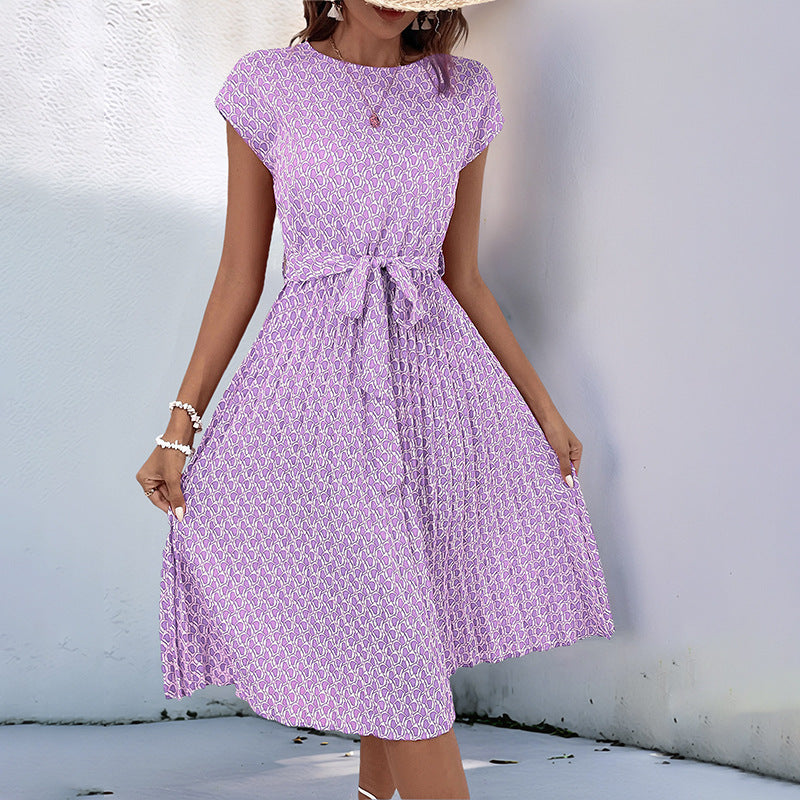 Rimara – Belted Midi Dress