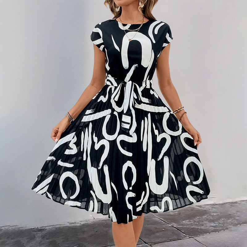 Rimara – Belted Midi Dress