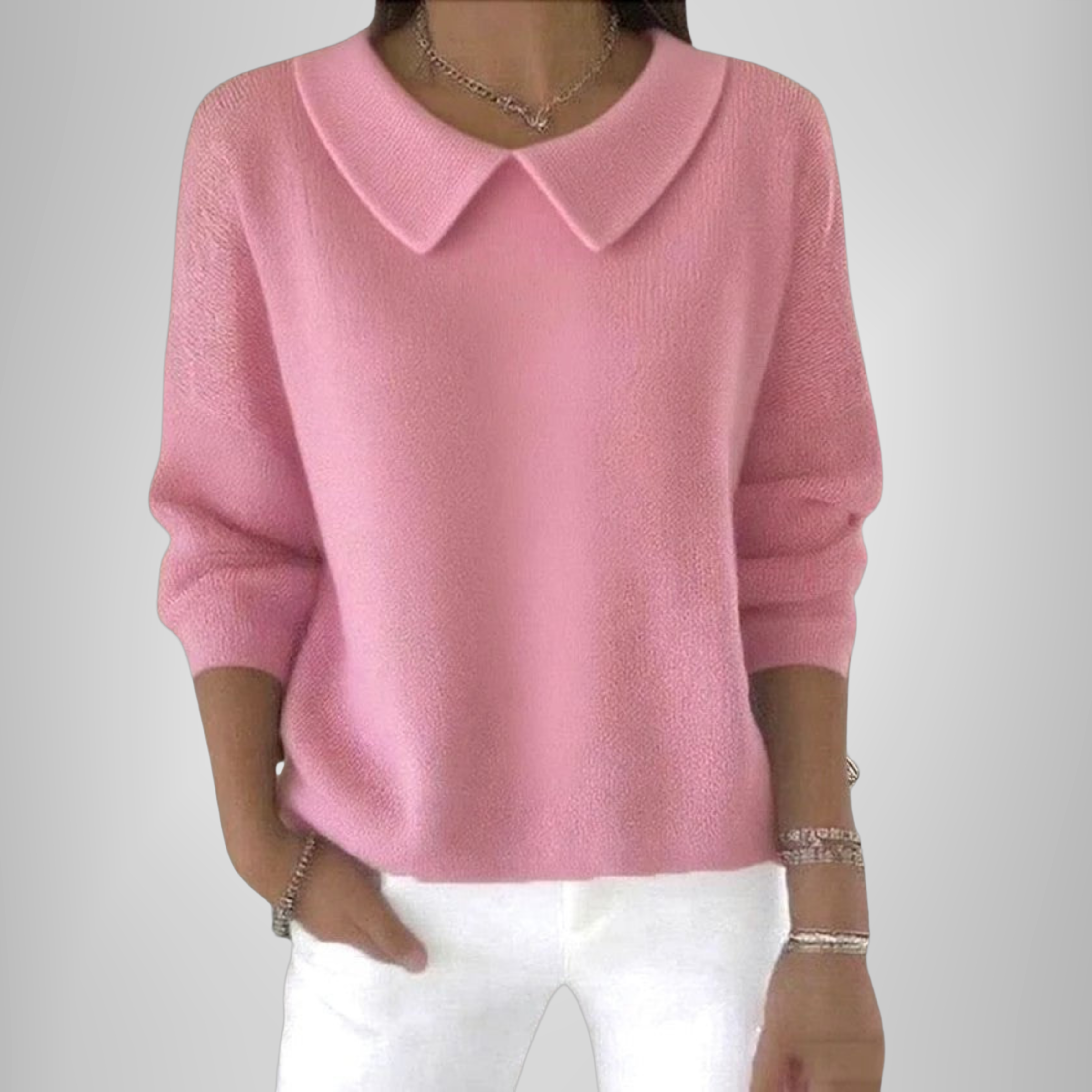 Bláthnaid – Comfortable Collared Sweater