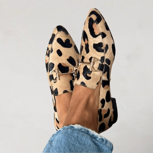 LUNA | Chic Leopard Loafers