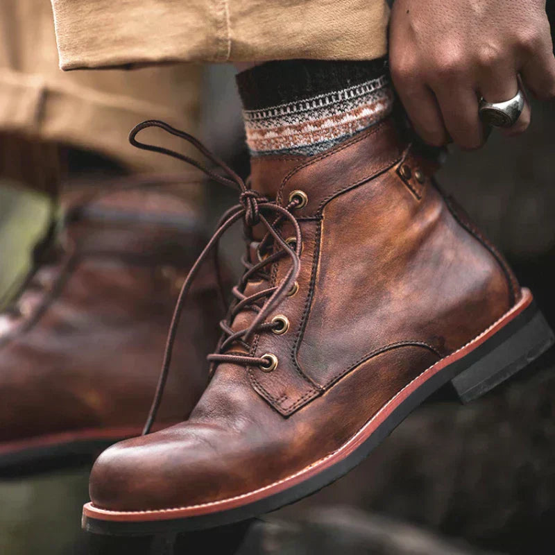 Kelvin | High-Top Orthopaedic Leather Boots