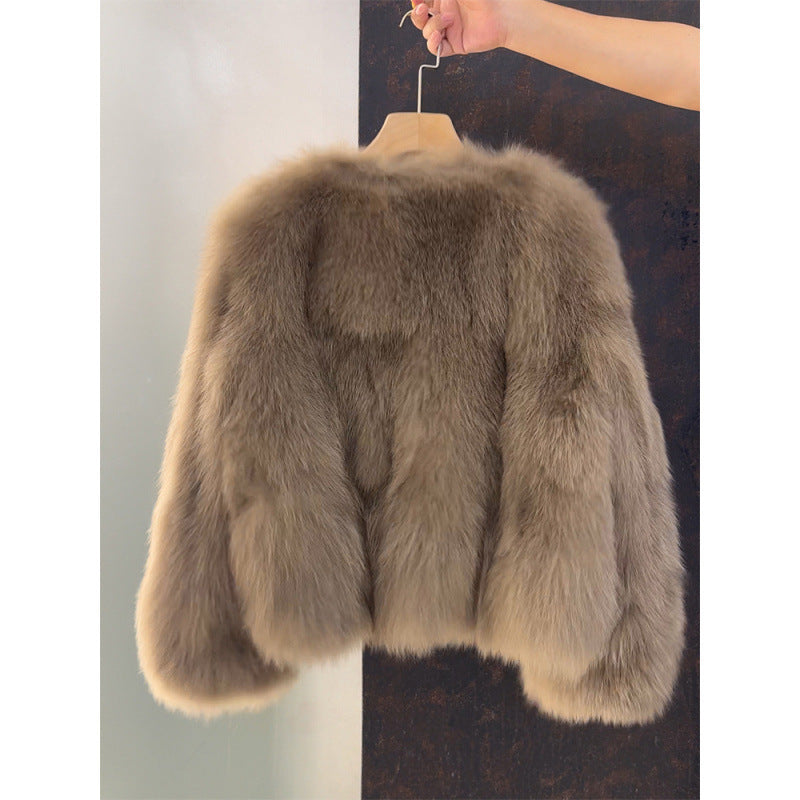 Aurelia | Luxe Faux Fox Fur Jacket