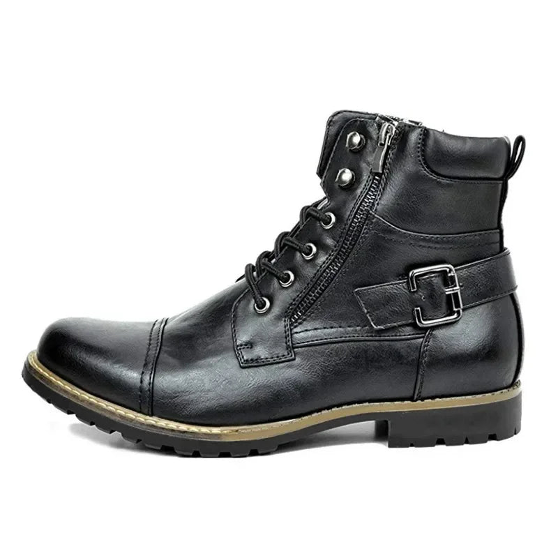 Damon | Classic Lace-Up Orthopaedic Leather Boots