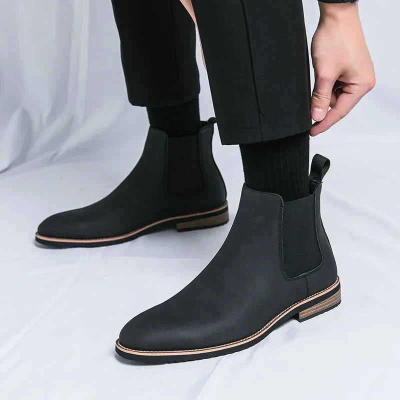 Cosmo | Classic Orthopaedic Leather Chelsea Boots
