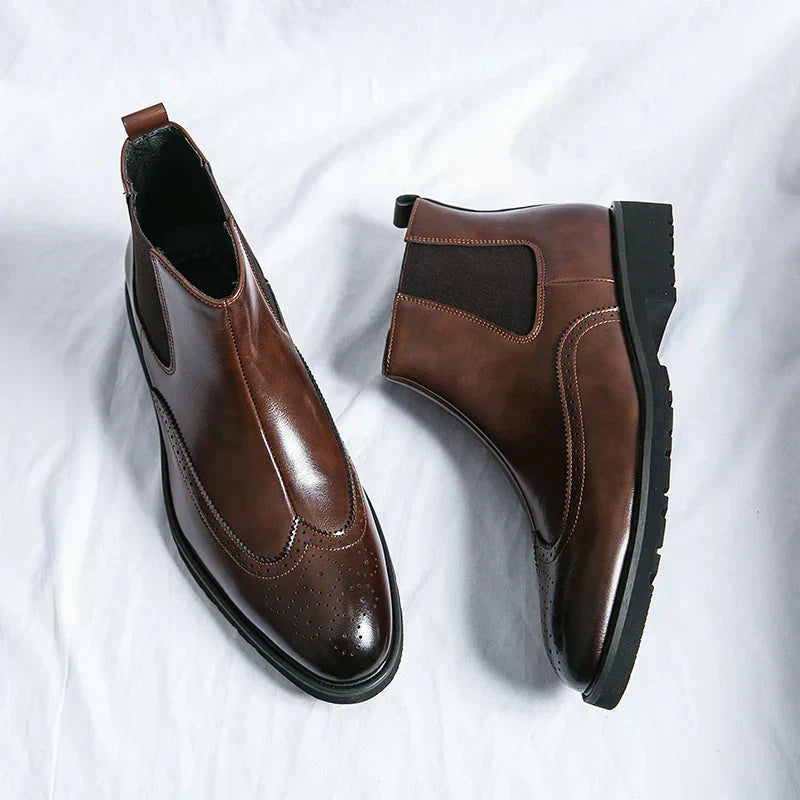 Adriel | Authentic Orthopedic Leather Chelsea Boots