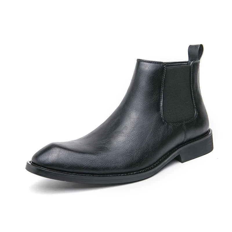Cooper | Zippered Orthopaedic Leather Chelsea Boots