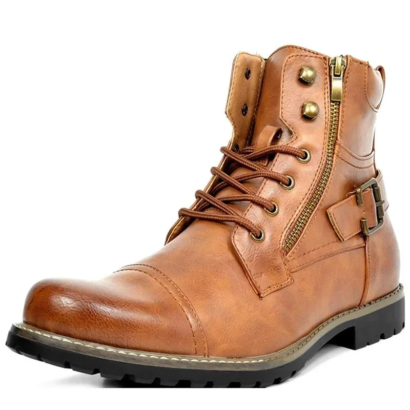 Damon | Classic Lace-Up Orthopaedic Leather Boots