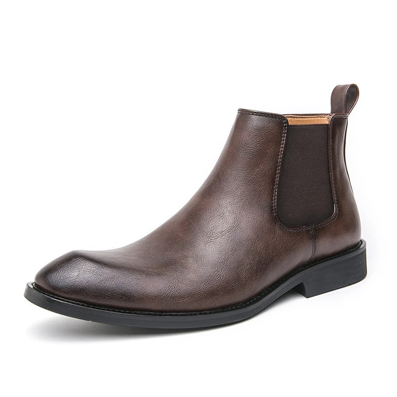 Cooper | Zippered Orthopaedic Leather Chelsea Boots