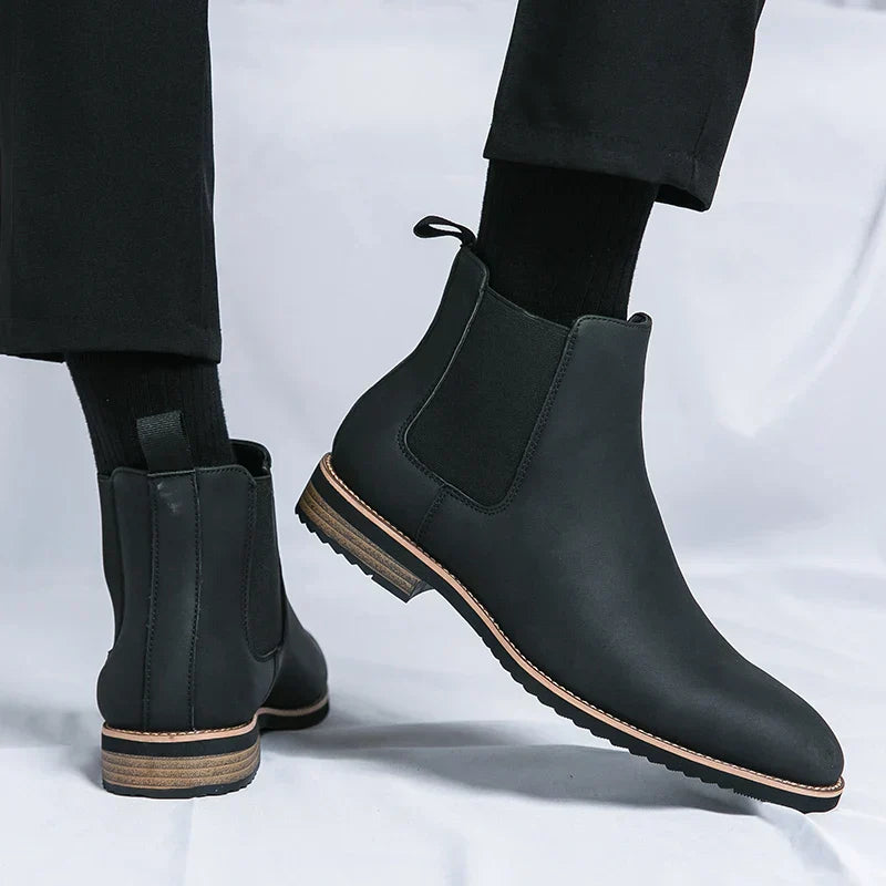 Cosmo | Classic Orthopaedic Leather Chelsea Boots