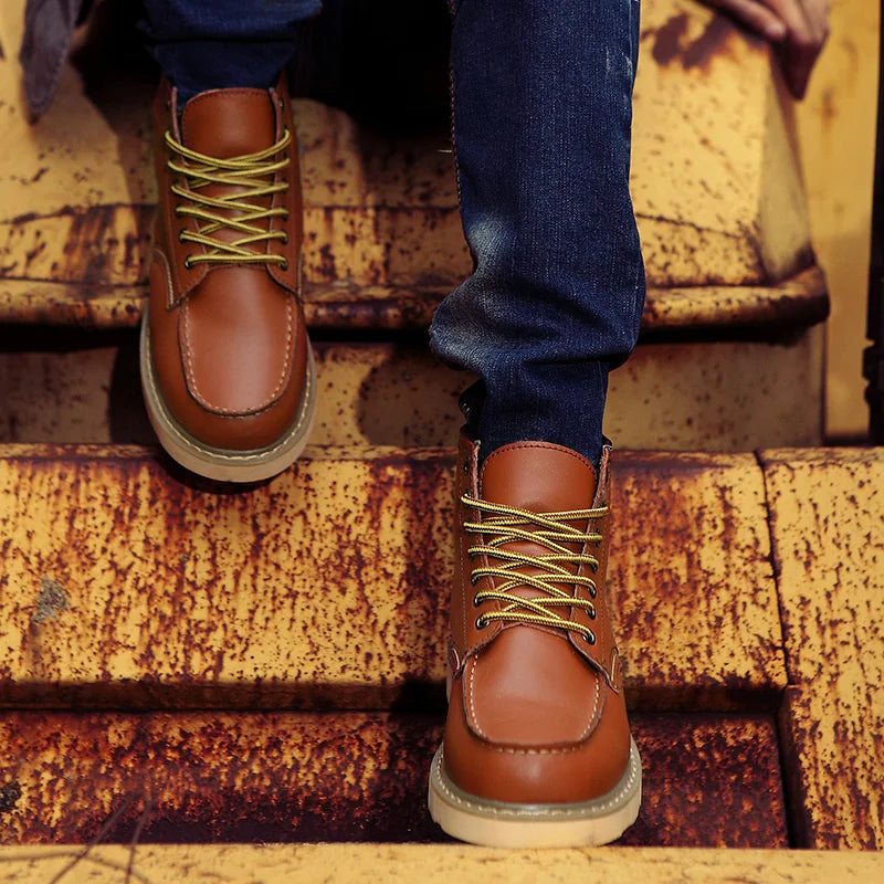 Dustin | Winter Orthopaedic Leather Boots