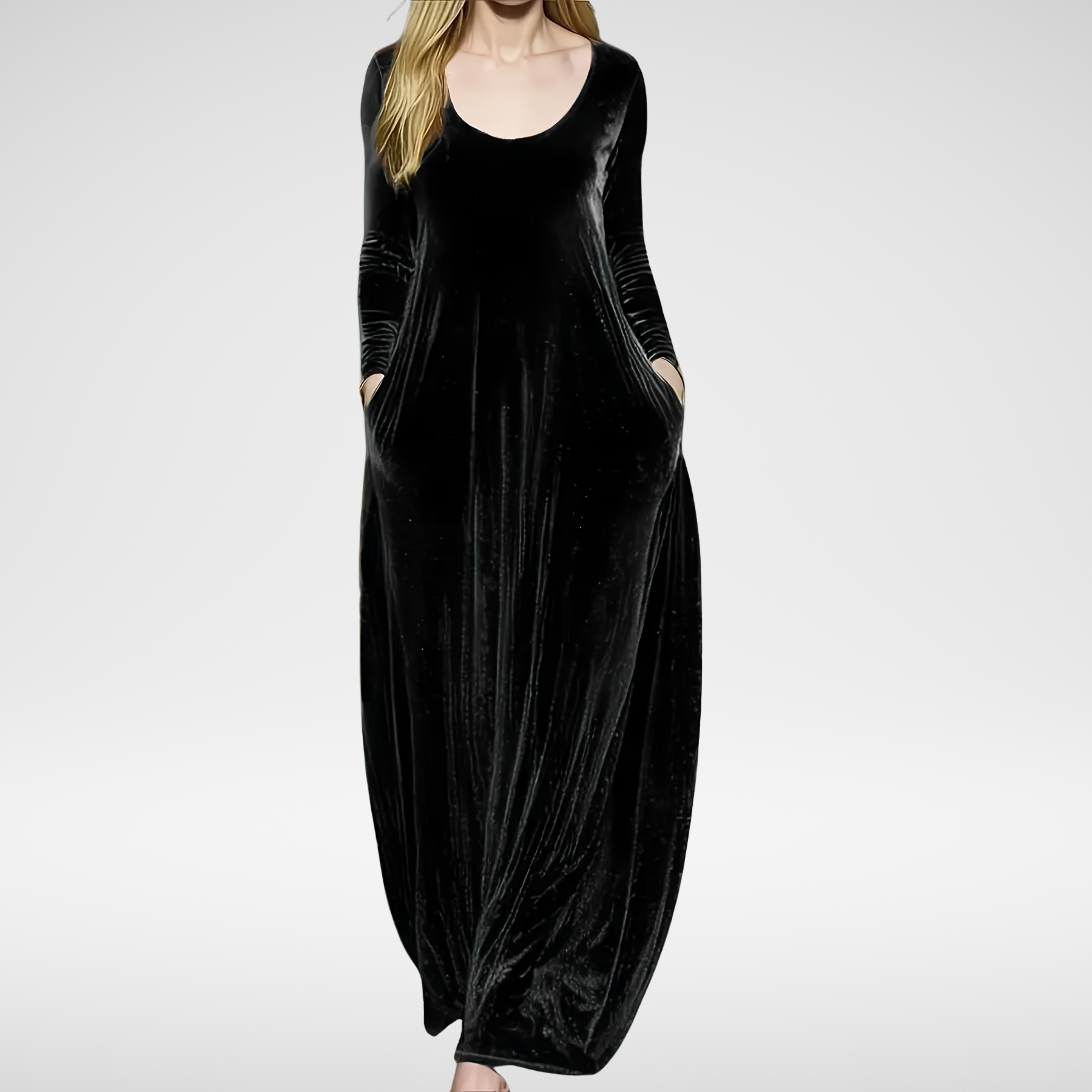Elowen | Velvet Flow Maxi Dress