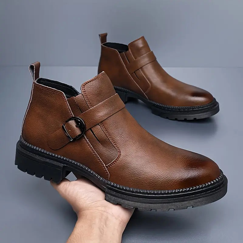 Liam | Orthopaedic Leather Ranger Boots
