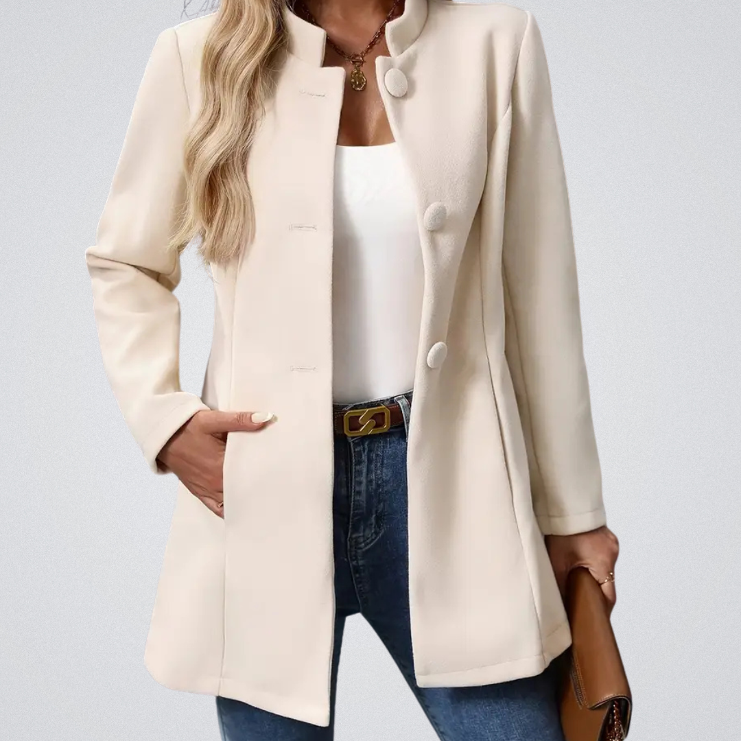 MaryAnne | Elegant Long Blazer-Style Jacket