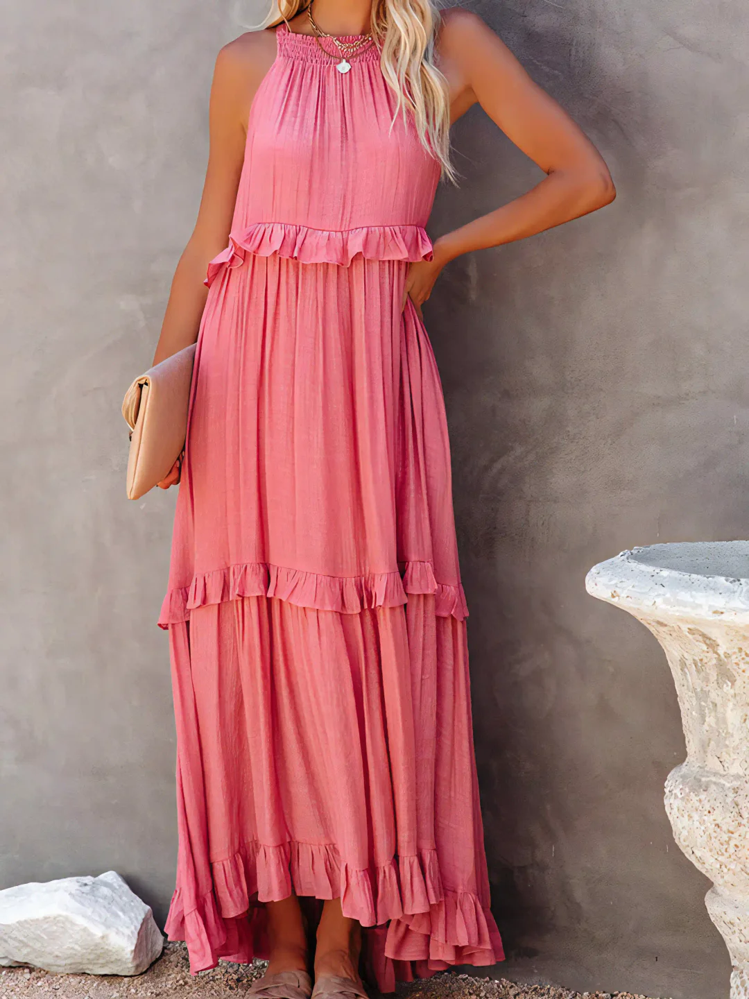 Elsie - Ruffle Maxi Dress