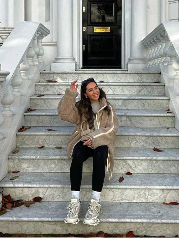 Liora – Oversized Teddy Jackets