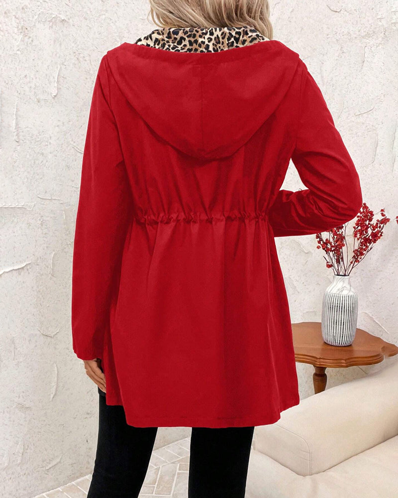 Ofira | Reversible Leopard-Lined Coat