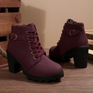 Nova™ | Elevated Lace-Up Ankle Boots