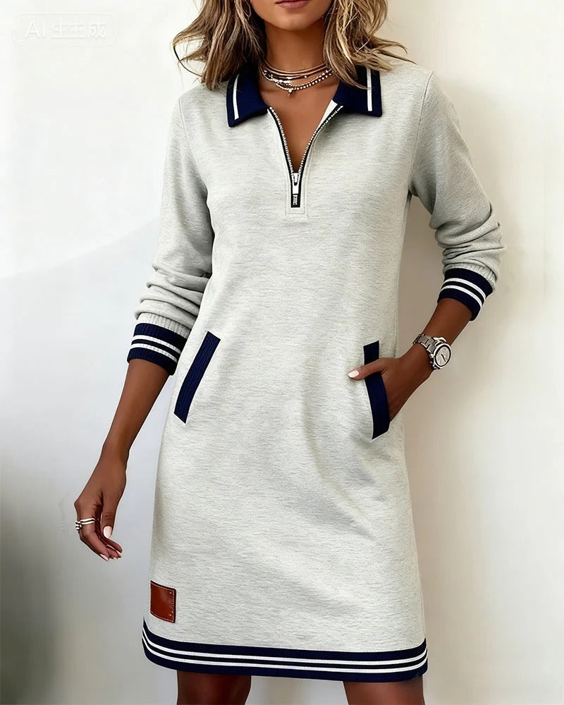Harper™ | Everyday Zip Collar Dress