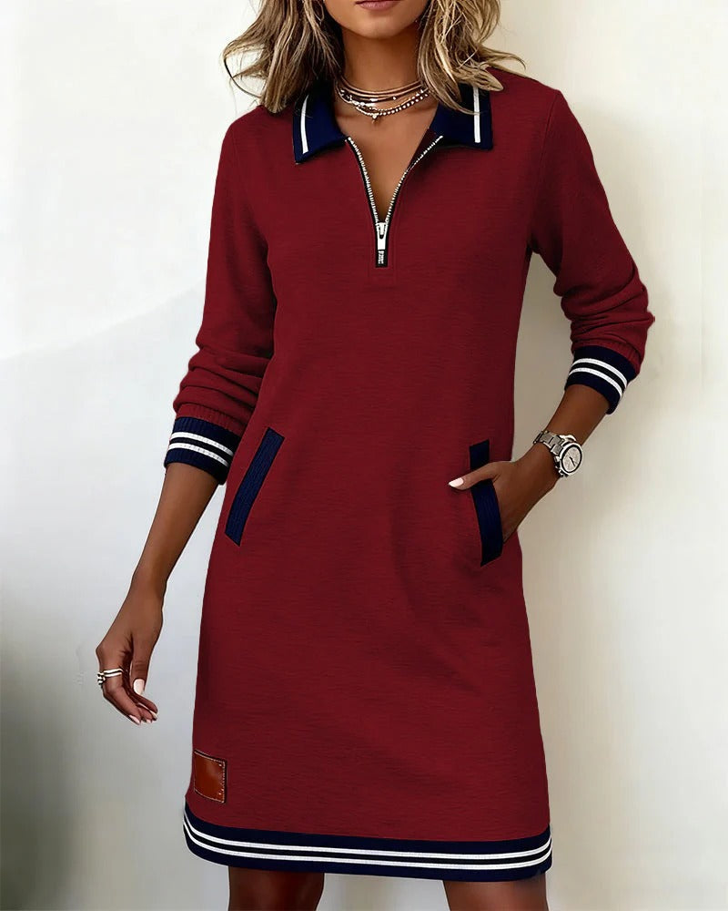 Harper™ | Everyday Zip Collar Dress