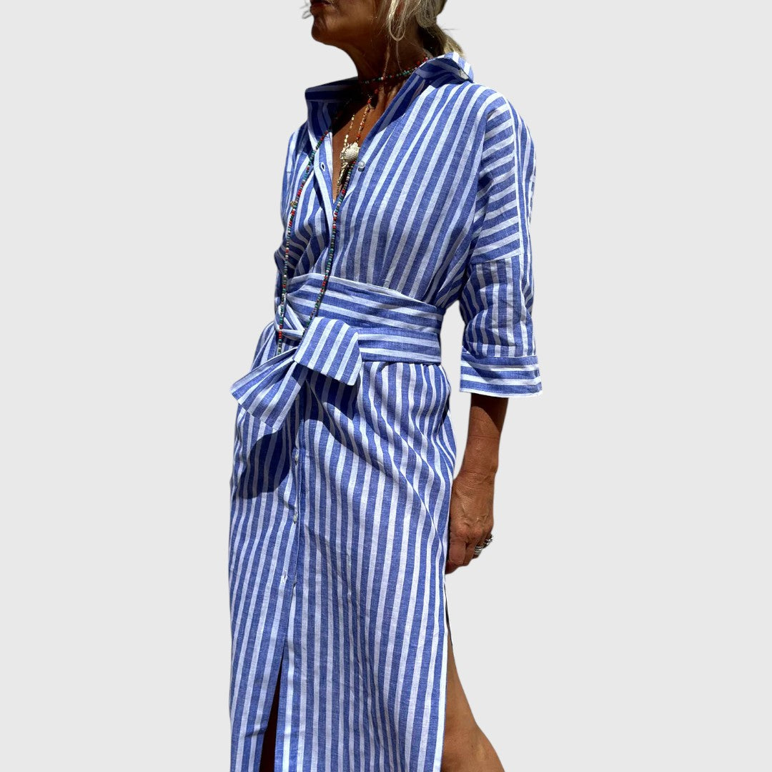 Annamay - Elegant striped shirt dress