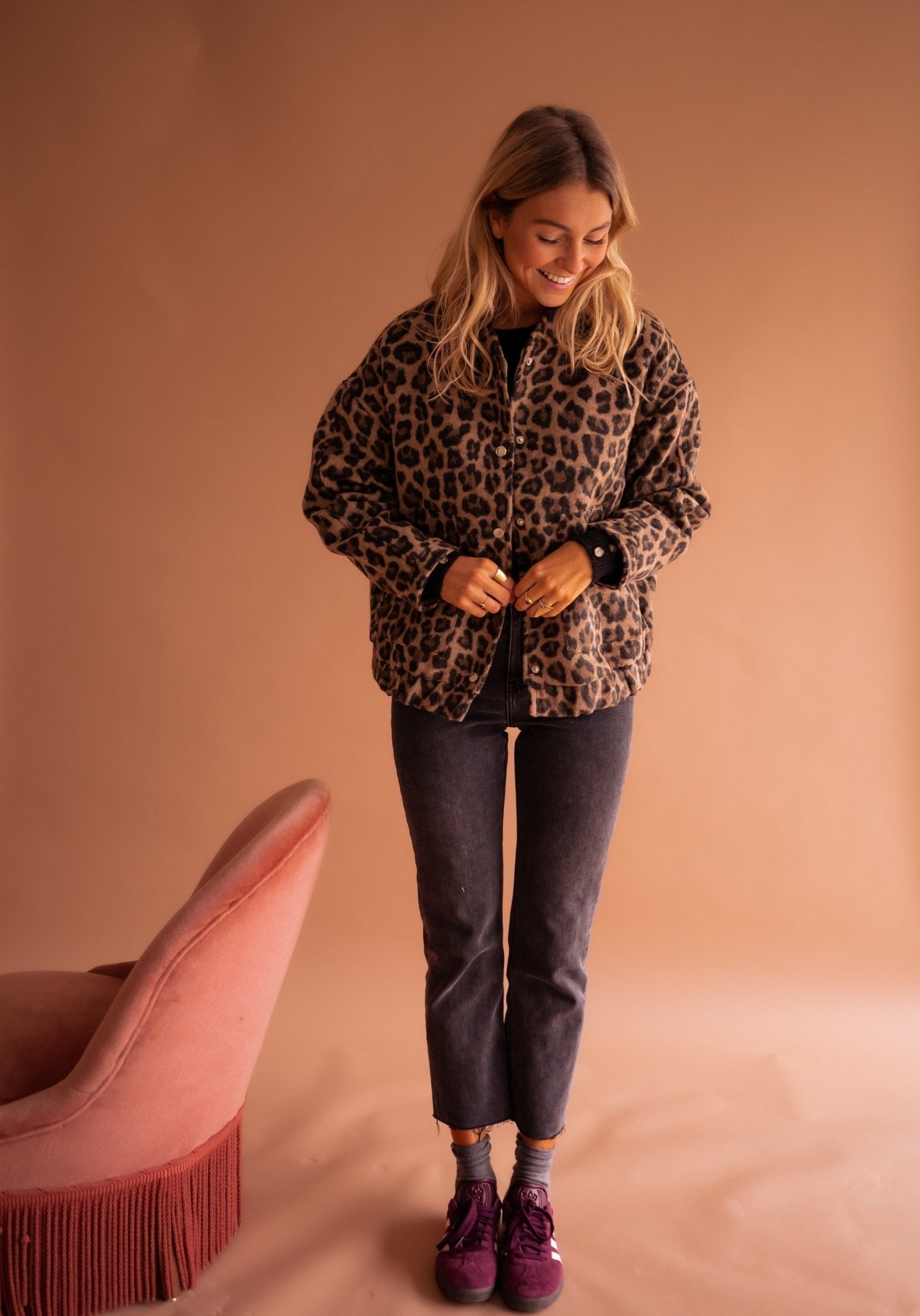 Liora | Cozy Leopard Fleece Jacket