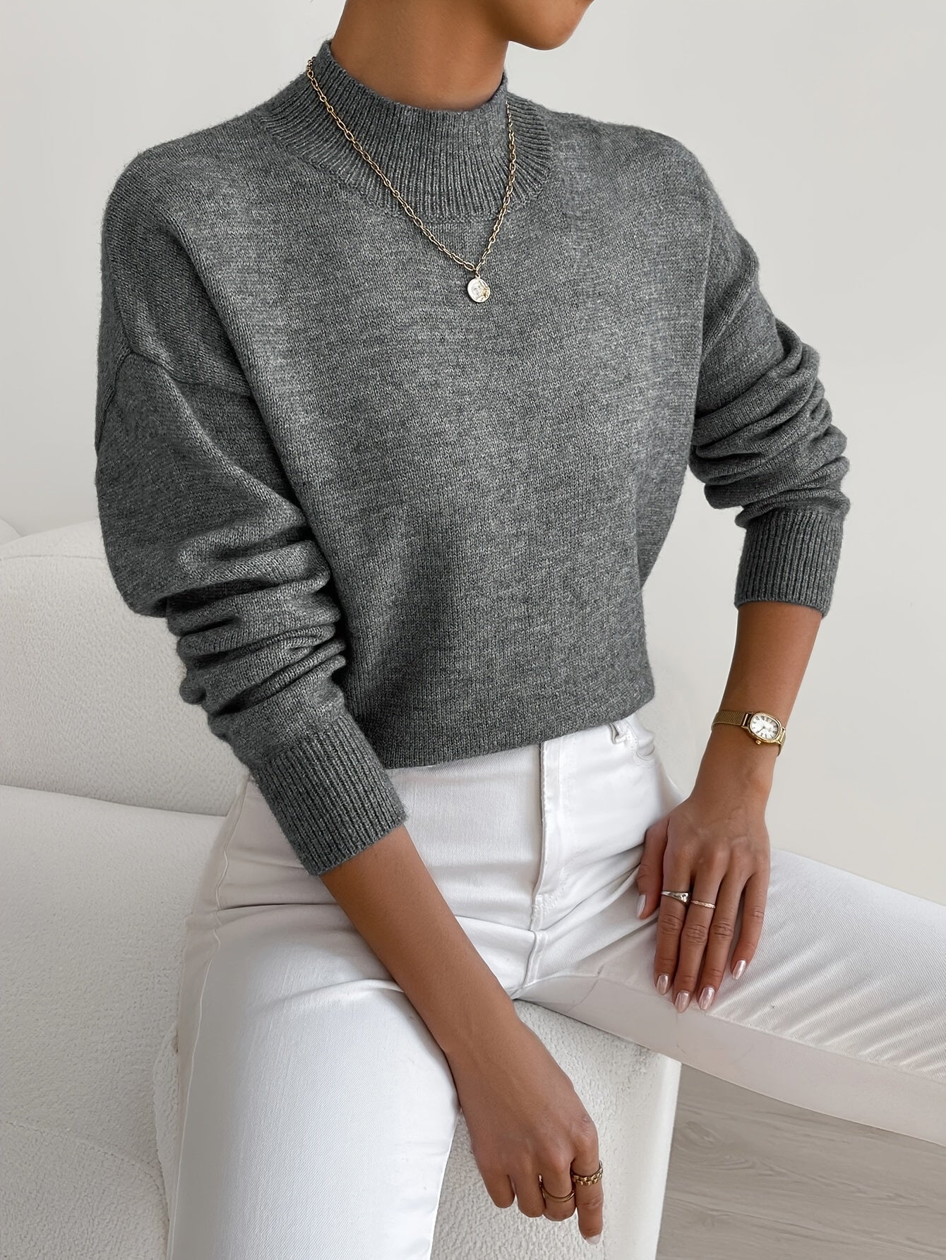 Maria™ | Elegant Soft-Touch Turtleneck